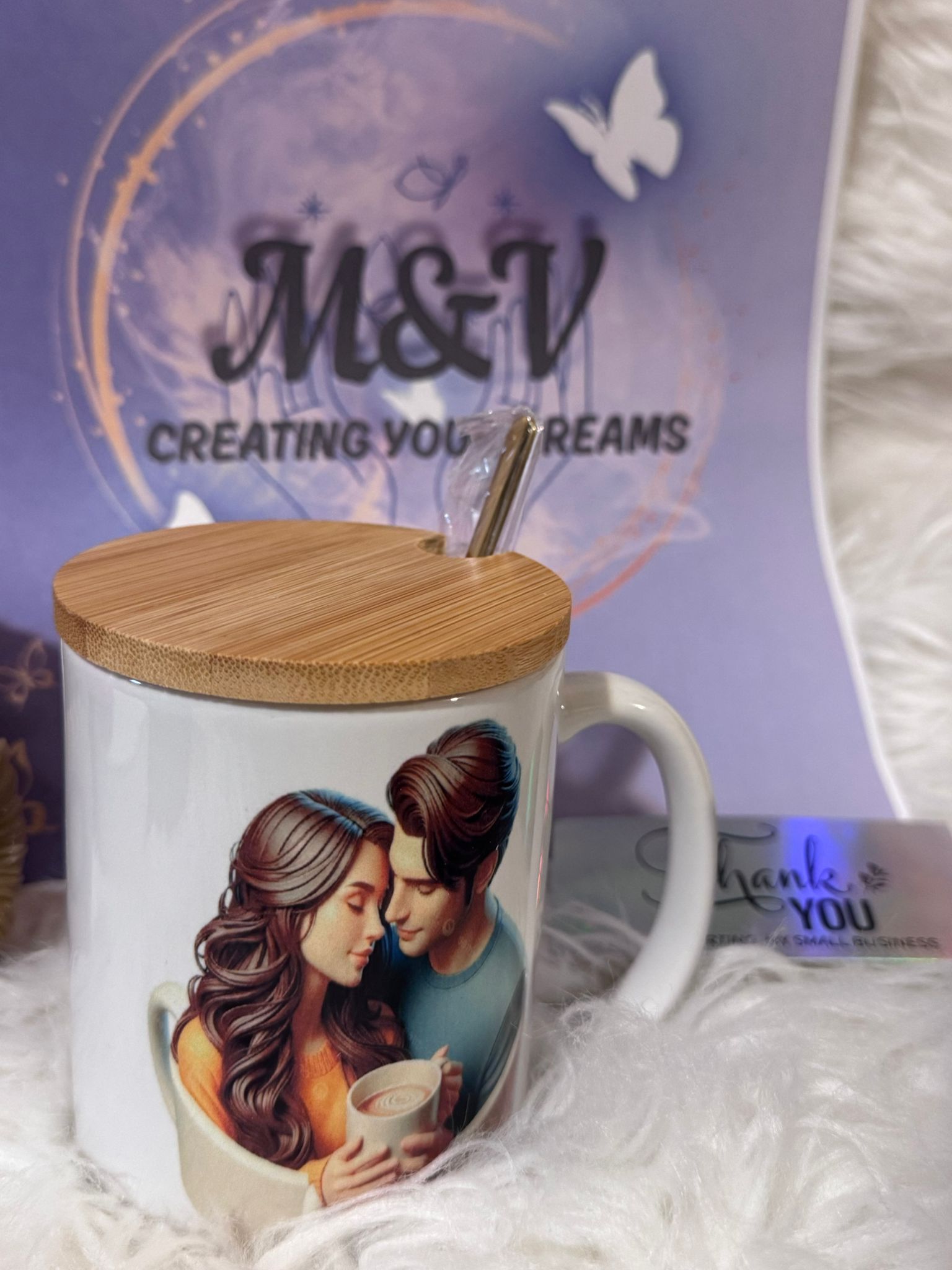 Couple Mug — Bamboo & Spoon