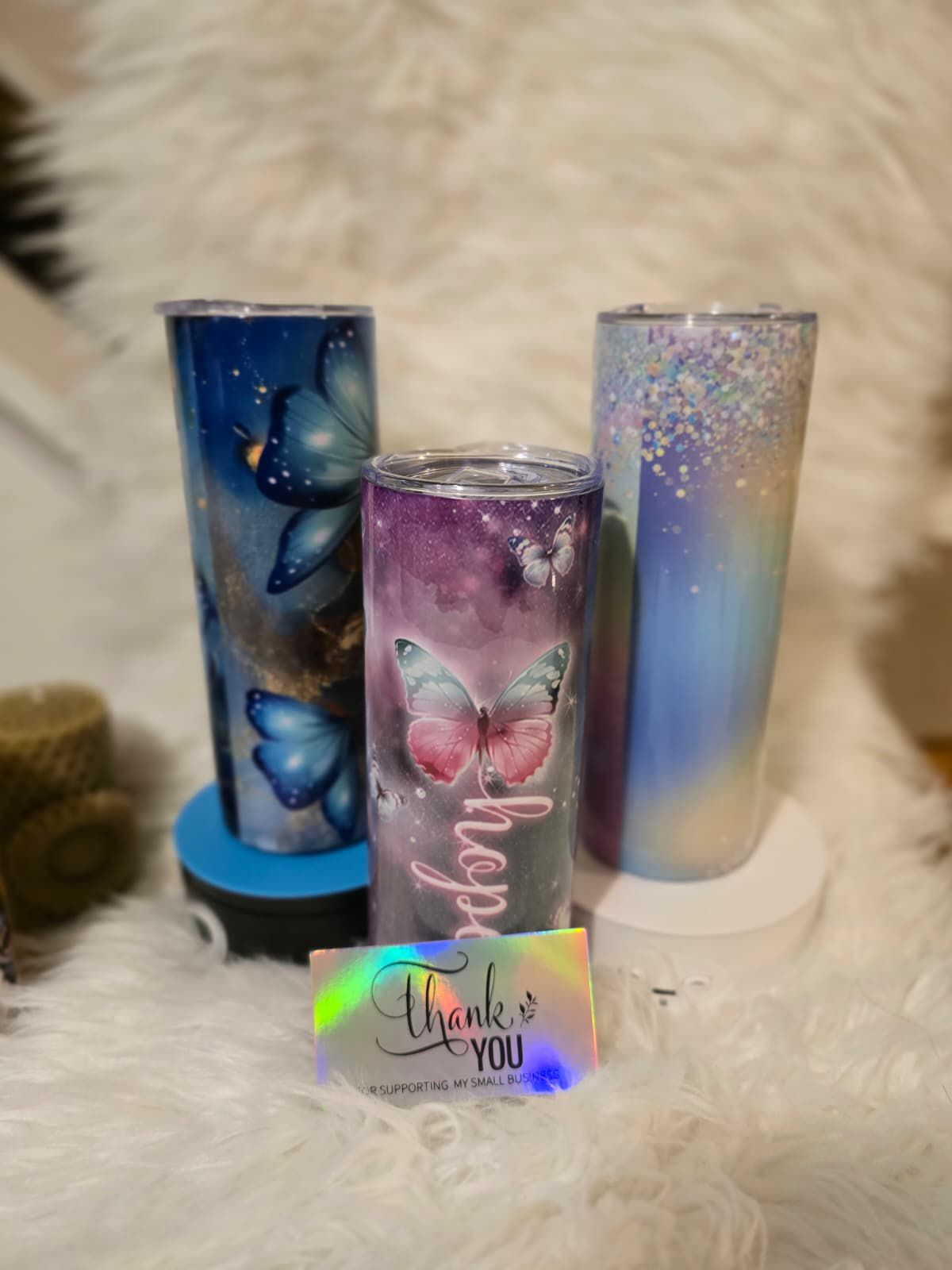 Butterfly Trio Tumblers