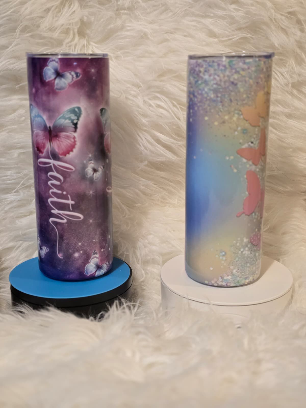 Faith & Butterfly Tumbler Set