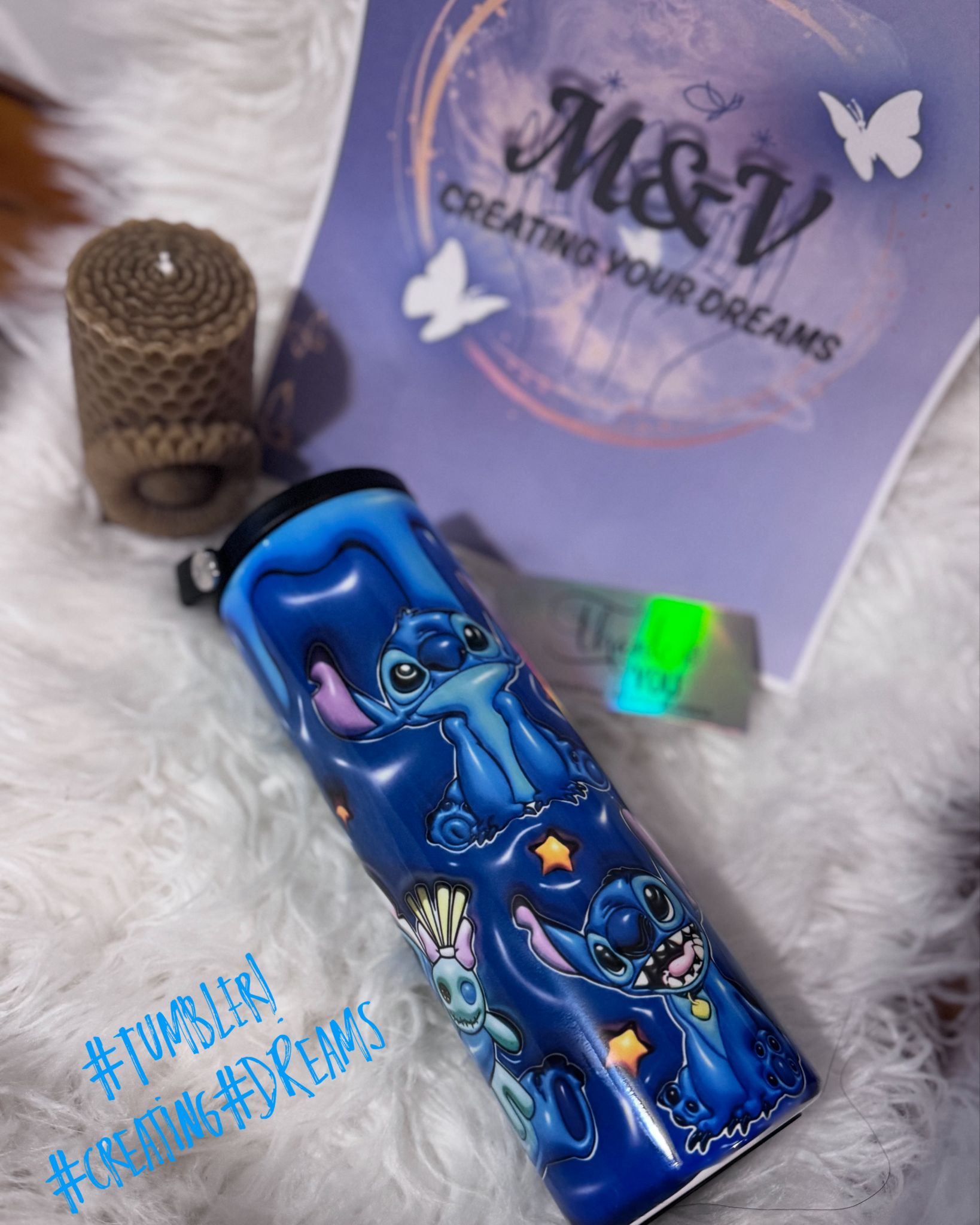 Stitch Blue Tumbler